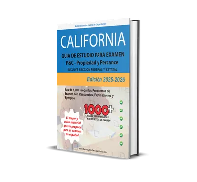 Libro: Guía de estudio P&C de California – Librería de Centro Latino de Capacitación
