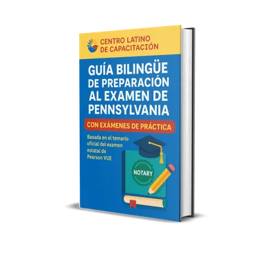 Libro: Guía de estudio de Notario de Pennsylvania – Librería de Centro Latino de Capacitación