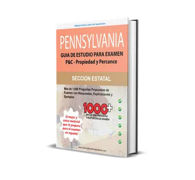 Libro: Guía de estudio P&C de Pennsylvania – Librería de Centro Latino de Capacitación