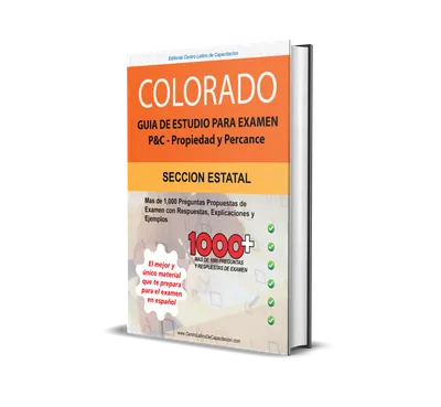 Libro: Guía de estudio P&C de Colorado – Librería de Centro Latino de Capacitación