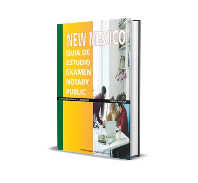 Libro: Guía de estudio para el examen de Notary Public de Nuevo México – Librería de Centro Latino de Capacitación