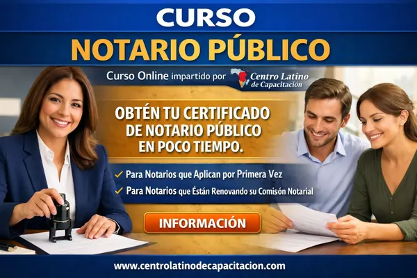 Curso de Notario Público en español – Centro Latino de Capacitación