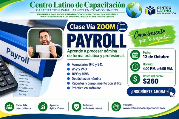 Nóminas de Pago (Payroll) en español – Centro Latino de Capacitación